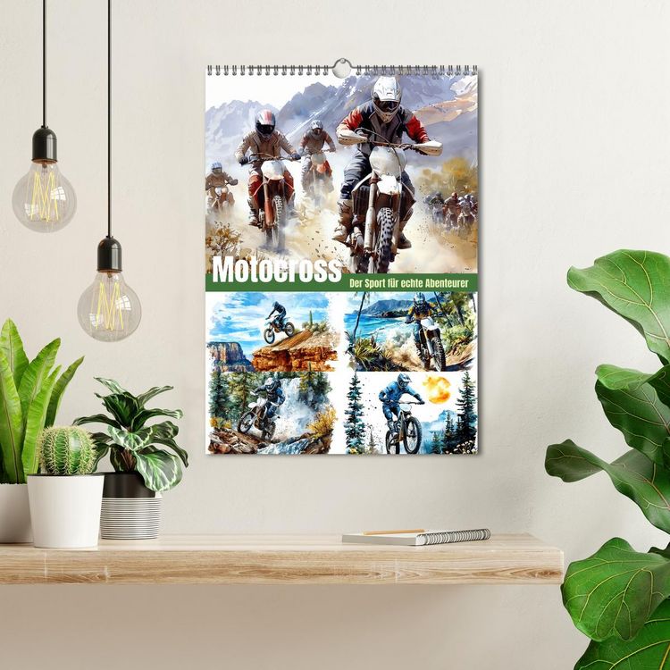 Produktbild: Motocross - Der Sport f&uuml;r echte Abenteurer (Wandkalender 2026 DIN A3 hoch), CALVENDO Monatskalender