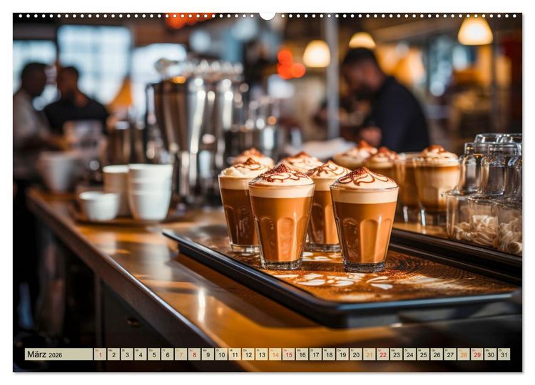 Produktbild: Mein Kaffee meine Bar (Wandkalender 2026 DIN A2 quer), CALVENDO Monatskalender