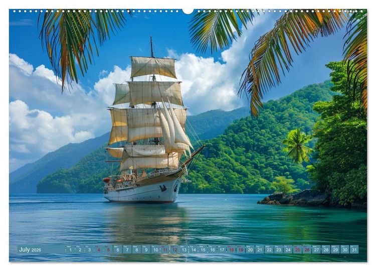 Produktbild: Sailing Through Seasons (Wall Calendar 2026 DIN A2 landscape), CALVENDO 12 Month Wall Calendar