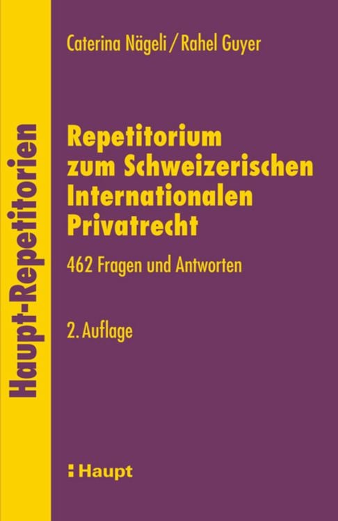 Produktbild: Repetitorium zum Schweizerischen Internationalen Privatrecht