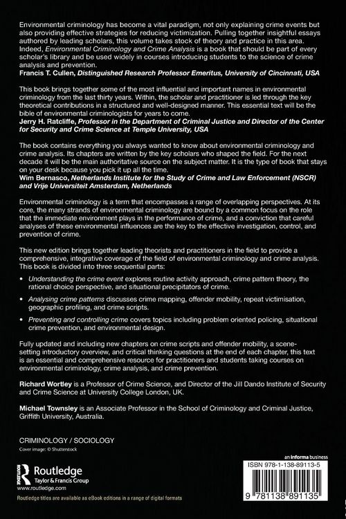 Produktbild: Environmental Criminology and Crime Analysis