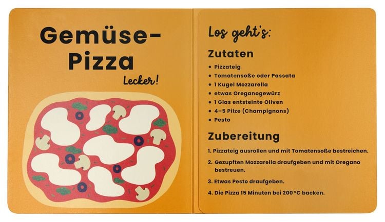 Produktbild: Jamies erstes Kochbuch f&uuml;r Minis. Back mit mir! Pizza
