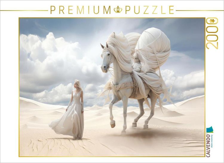 Produktbild: CALVENDO Puzzle Surrealismus trifft Pferdefans | 2000 Teile Lege-Gr&ouml;&szlig;e 90x67cm Foto-Puzzle f&uuml;r gl&uuml;ckliche Stunden