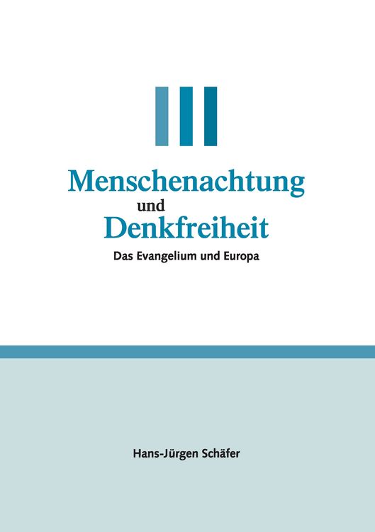 Produktbild: Menschenachtung und Denkfreiheit