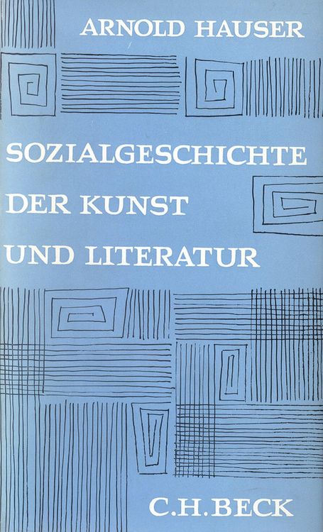 Produktbild: Sozialgeschichte der Kunst und Literatur