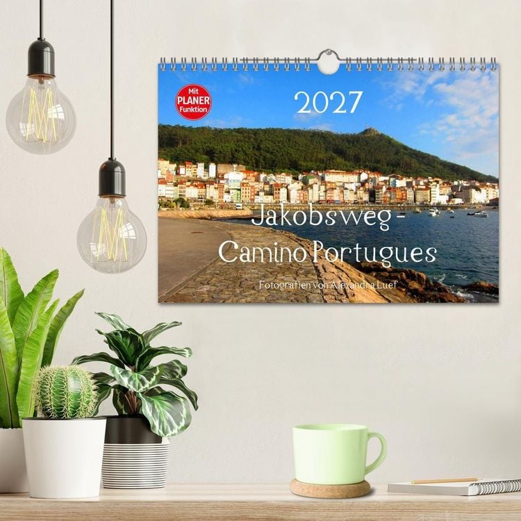 Produktbild: Jakobsweg - Camino Portugues (Wandkalender 2027 DIN A4 quer), CALVENDO Monatskalender