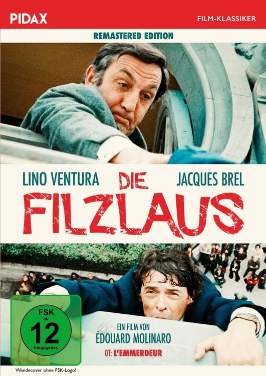 Produktbild: Die Filzlaus (L&rsquo;emmerdeur) - Remastered Edition / Franz&ouml;sische Kult-Kom&ouml;die mit Lino Ventura und Jacques Brel (Pidax Film-Klassiker)