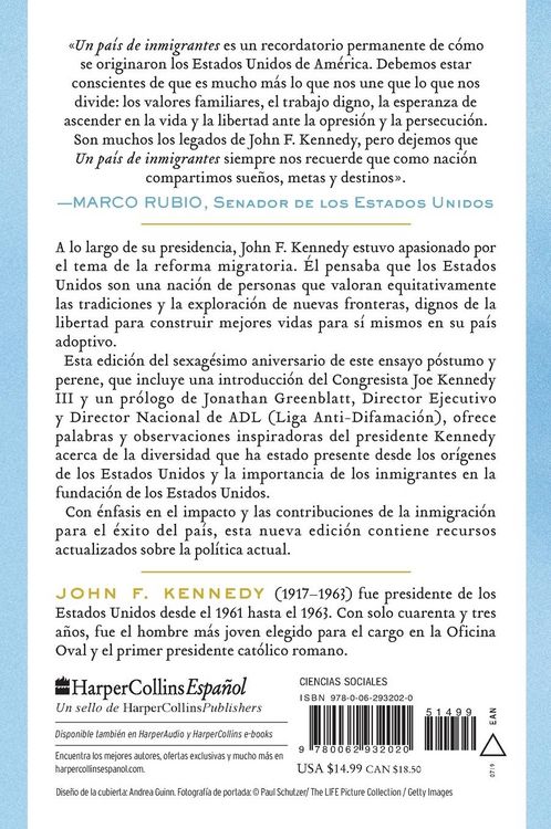 Produktbild: Nation of Immigrants, a \ Pa&iacute;s de Inmigrantes, Un