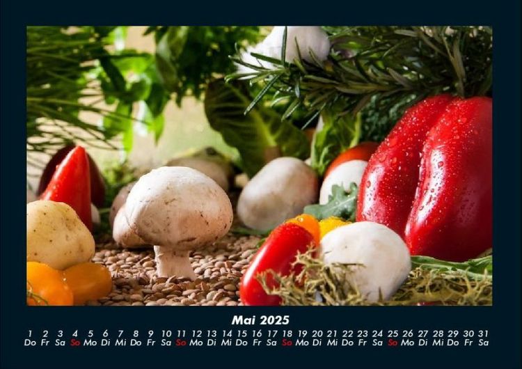 Produktbild: Gem&uuml;sekalender 2025 Fotokalender DIN A4