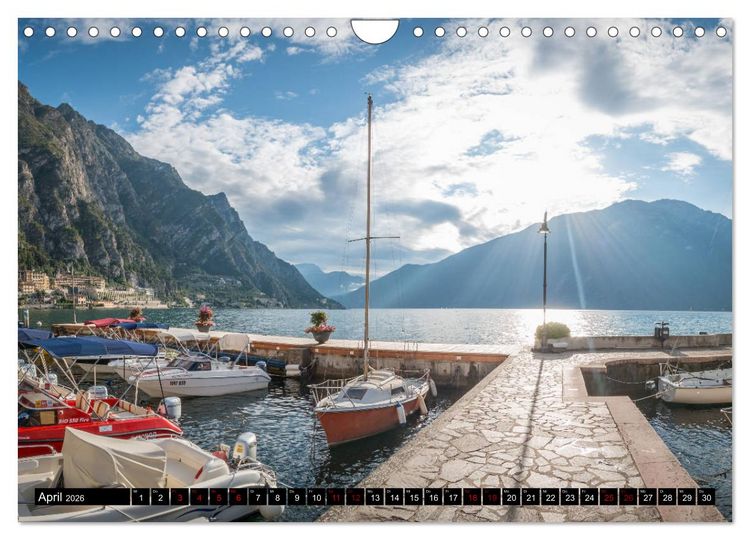 Produktbild: Gardasee - Impressionen aus der Lombardei (Wandkalender 2026 DIN A4 quer), CALVENDO Monatskalender