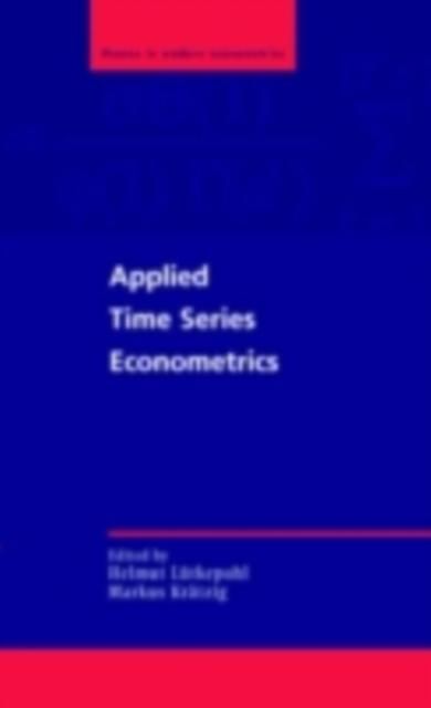 Produktbild: Applied Time Series Econometrics