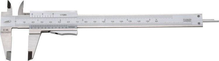 Produktbild: Taschenmessschieber DIN 862 150mm m.Momentf.eck.H.PREISSER
