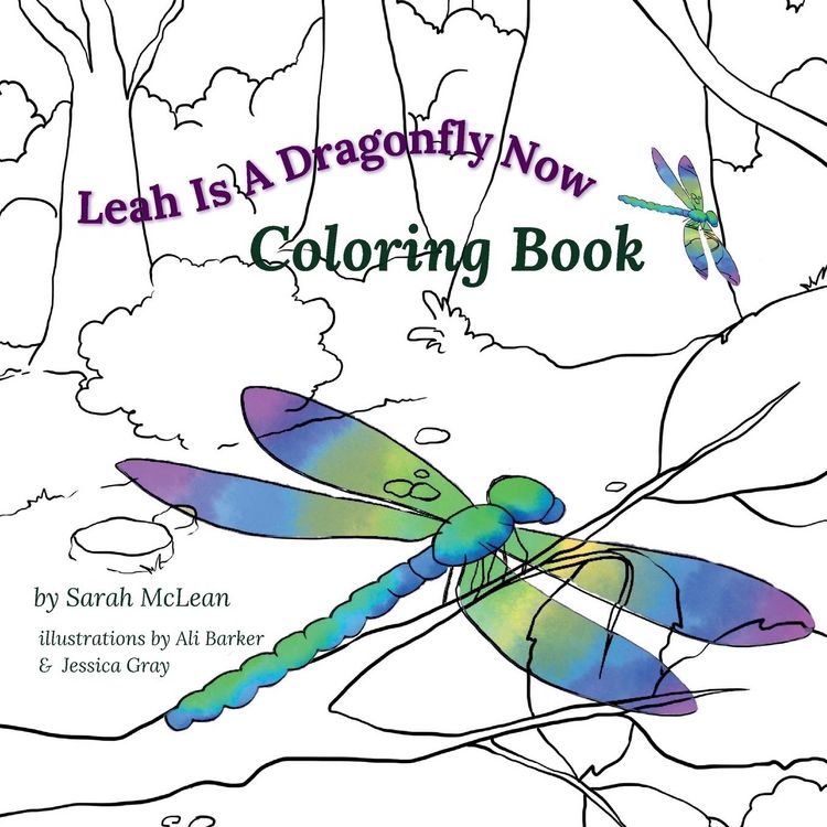 Produktbild: Leah Is A Dragonfly Now Coloring Book