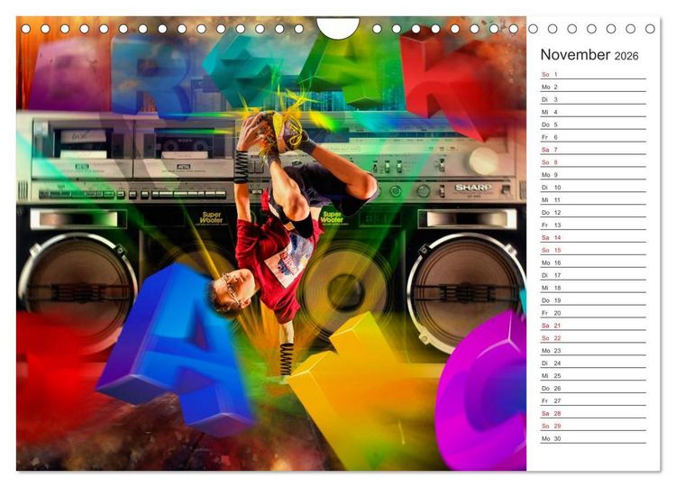 Produktbild: Break Dance (Wandkalender 2026 DIN A4 quer), CALVENDO Monatskalender