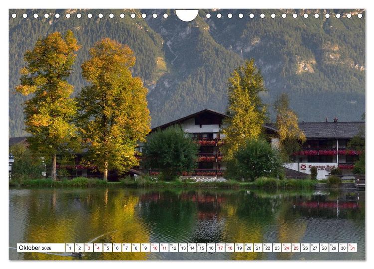 Produktbild: Rund um den Riessersee (Wandkalender 2026 DIN A4 quer), CALVENDO Monatskalender