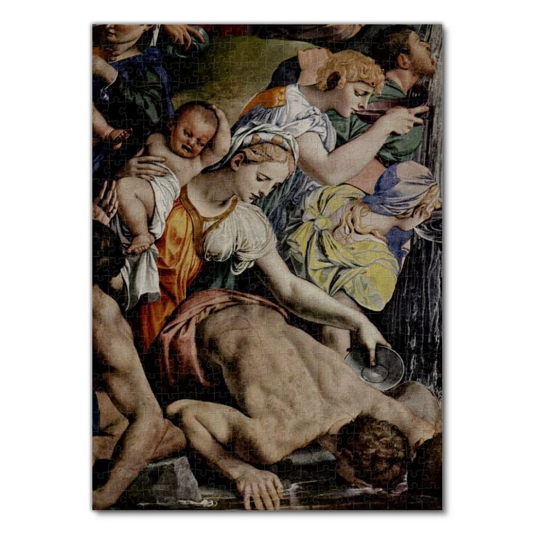 Produktbild: Lais Puzzle Angelo Bronzino - Moses schl&auml;gt Wasser aus dem Felsen 500 Teile