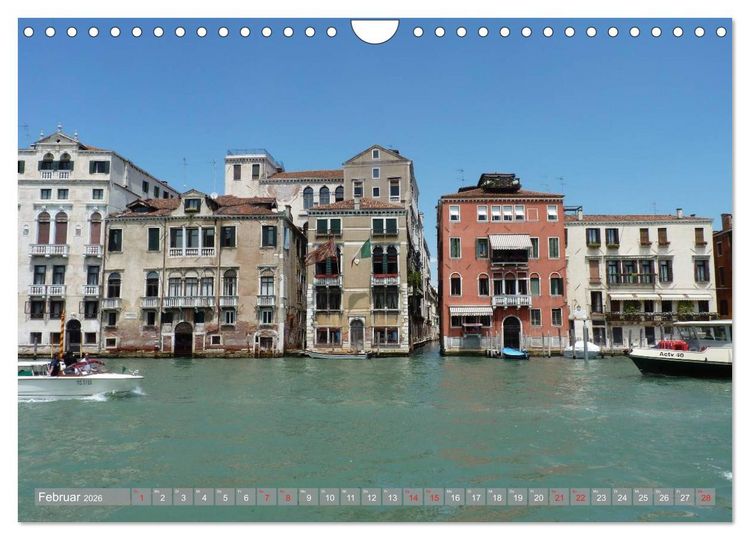 Produktbild: VENEDIG - Perle der Lagune (Wandkalender 2026 DIN A4 quer), CALVENDO Monatskalender