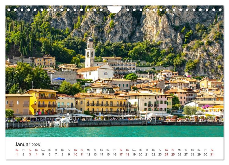 Produktbild: Limone sul Garda - Traumreiseziel (Wandkalender 2026 DIN A4 quer), CALVENDO Monatskalender