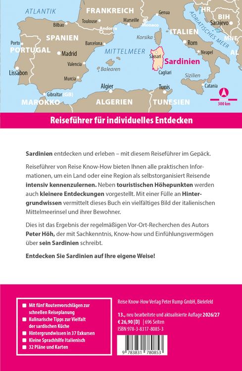 Produktbild: Reise Know-How Reisef&uuml;hrer Sardinien