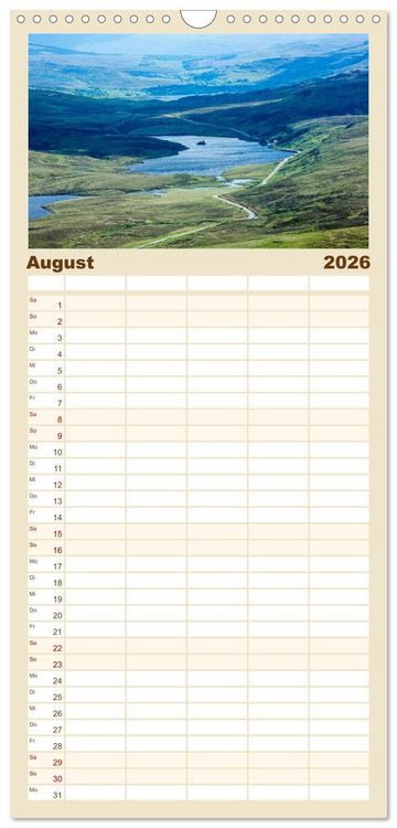 Produktbild: Familienplaner 2026 - Isle of Skye - Schottlands Inseln mit 5 Spalten (Wandkalender, 21 x 45 cm) CALVENDO