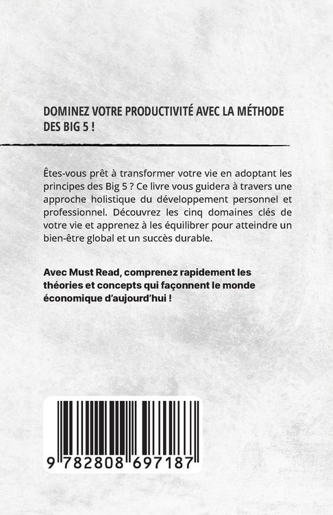 Produktbild: La m&eacute;thode des Big 5