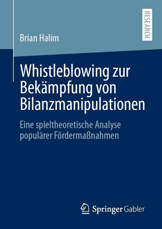 Produktbild: Whistleblowing zur Bek&auml;mpfung von Bilanzmanipulationen