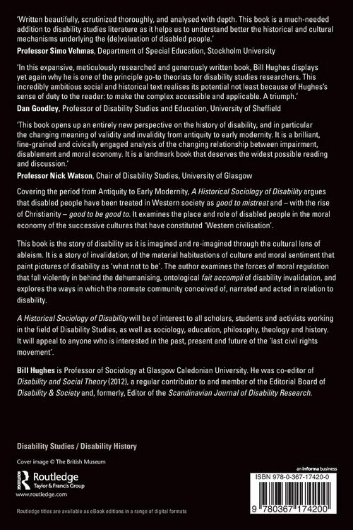 Produktbild: A Historical Sociology of Disability