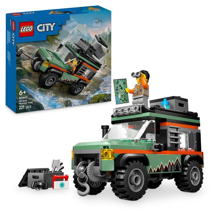 Produktbild: LEGO City Offroad Gel&auml;ndewagen - Bauspielzeug Set f&uuml;r Kinder 60447