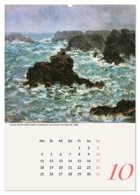 Produktbild: Claude Monet Impressionen 2027 (Wandkalender 2027 DIN A2 hoch), CALVENDO Monatskalender
