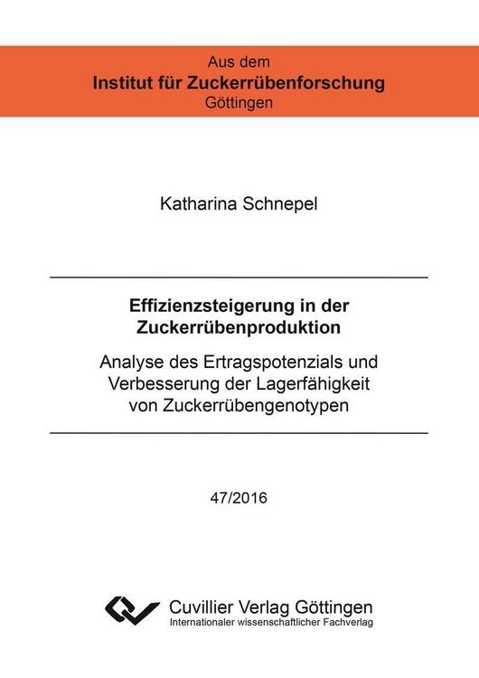Produktbild: Effizienzsteigerung in der Zuckerrübenproduktion
