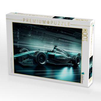 Produktbild: CALVENDO Puzzle Ein Motiv aus dem Kalender Formel E Phantasien | 1000 Teile Lege-Gr&ouml;&szlig;e 64x48cm Foto-Puzzle f&uuml;r gl&uuml;ckliche Stunden