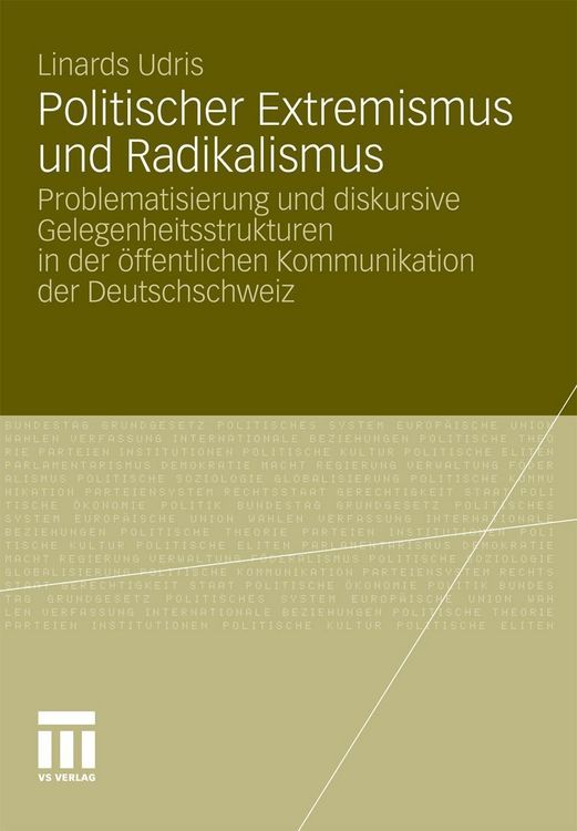 Produktbild: Politischer Extremismus und Radikalismus