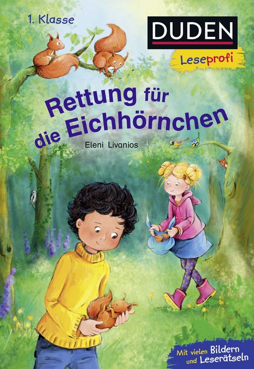 Produktbild: Duden Leseprofi &ndash; Rettung f&uuml;r die Eichh&ouml;rnchen, 1. Klasse