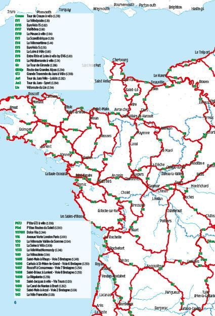 Produktbild: Radfernwege Frankreich