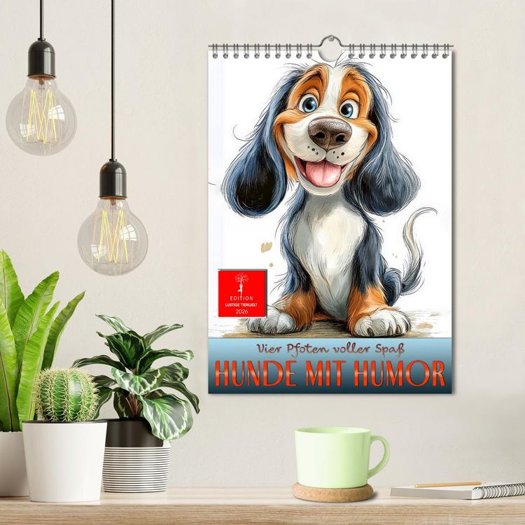 Produktbild: Hunde mit Humor (Wandkalender 2026 DIN A4 hoch), CALVENDO Monatskalender