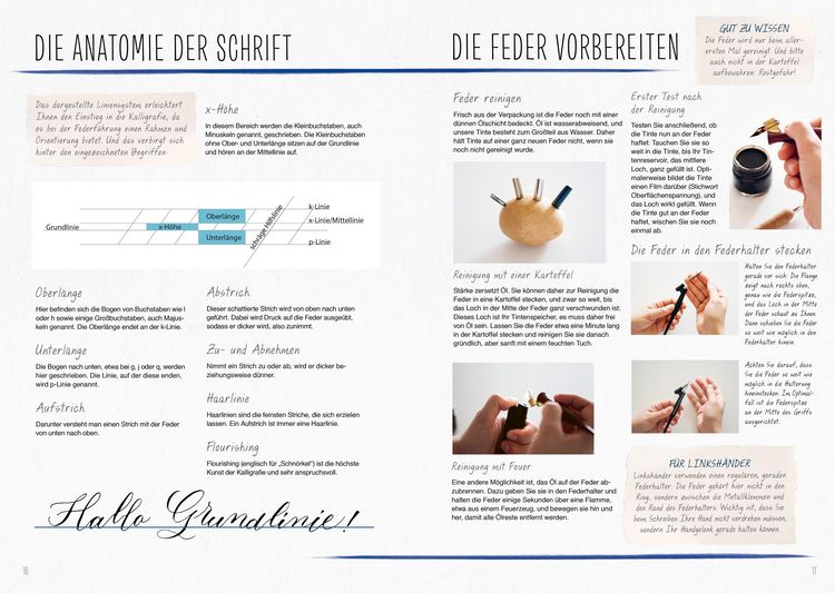 Produktbild: Grundlagenwerkstatt: Grundlagen der Kalligrafie