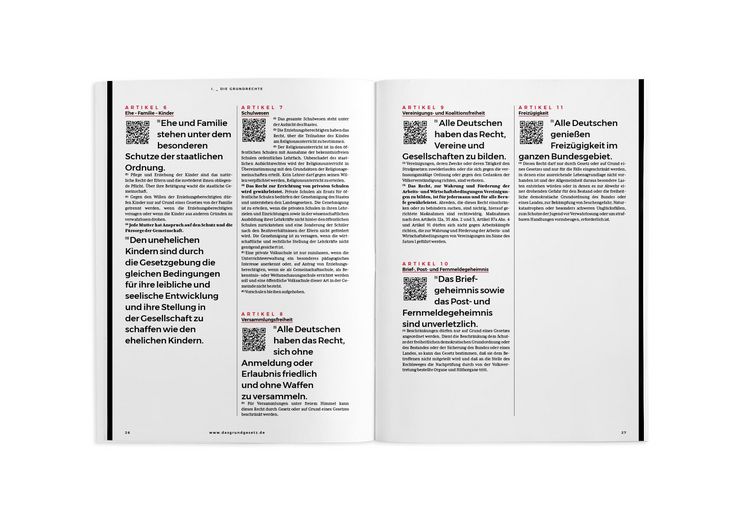 Produktbild: Das Grundgesetz als Magazin - Ausgabe 2020