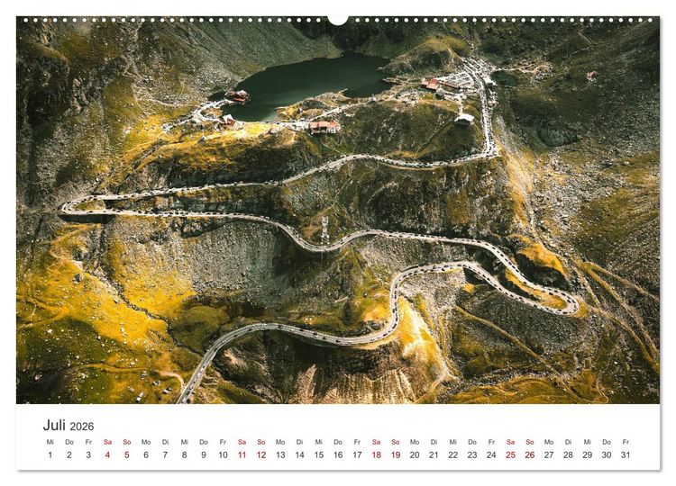 Produktbild: Rum&auml;nien - Das beeindruckende Land am Schwarzen Meer. (hochwertiger Premium Wandkalender 2026 DIN A2 quer), Kunstdruck in Hochglanz