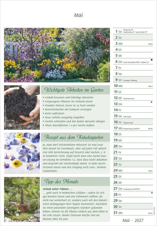 Produktbild: Das Gartenjahr 2027