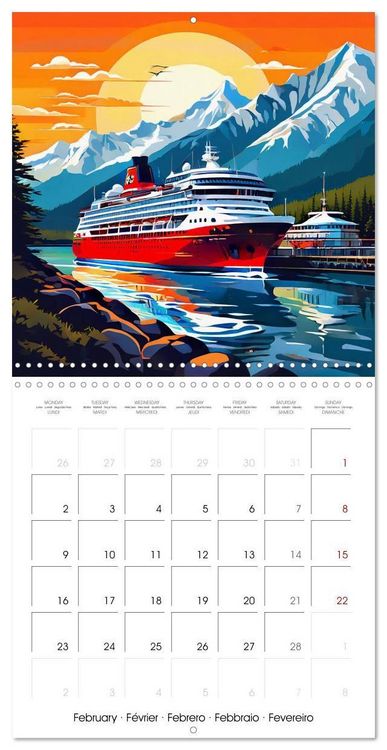 Produktbild: WORLD TRAVEL SCENIC DESTINATIONS (Wall Calendar 2026 12 &times; 12 Inch) CALVENDO 12 Month Wall Calendar