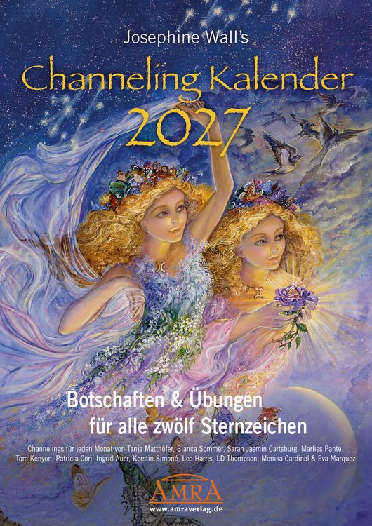 Produktbild: JOSEPHINE WALL'S CHANNELING KALENDER 2027: 12 MONATE &ndash; 12 MEDIEN [mit neuen Botschaften & &Uuml;bungen f&uuml;r jedes Sternzeichen; DinA3]