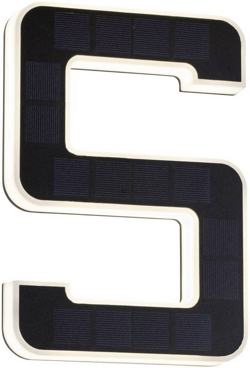 Produktbild: Paulmann 79846 Solar-Hausnummernleuchte 0.20W Warmwei&szlig; Schwarz