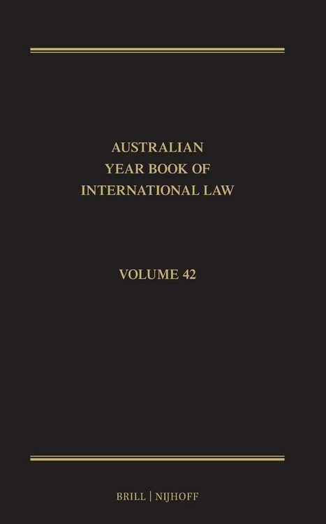 Produktbild: The Australian Year Book of International Law