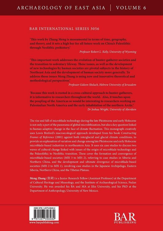 Produktbild: Late Pleistocene and Early Holocene Microblade-based Industries in Northeastern Asia
