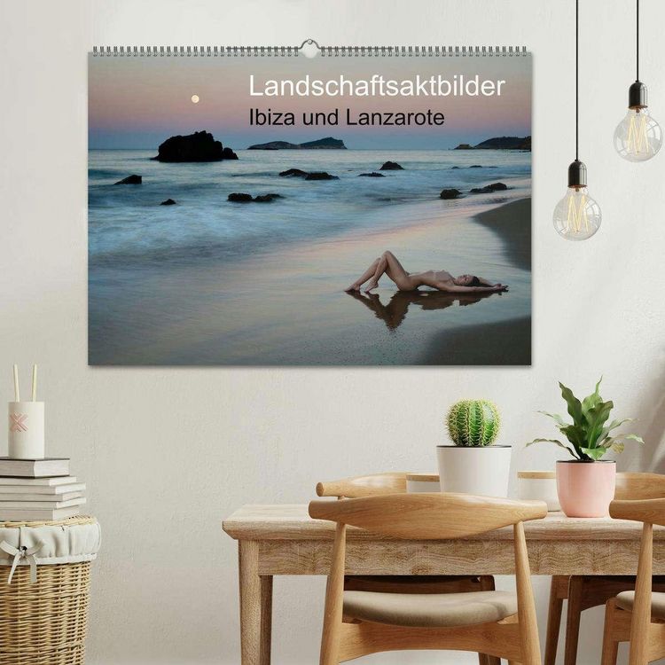 Produktbild: Landschaftsaktbilder Ibiza und Lanzarote (Wandkalender 2026 DIN A2 quer), CALVENDO Monatskalender