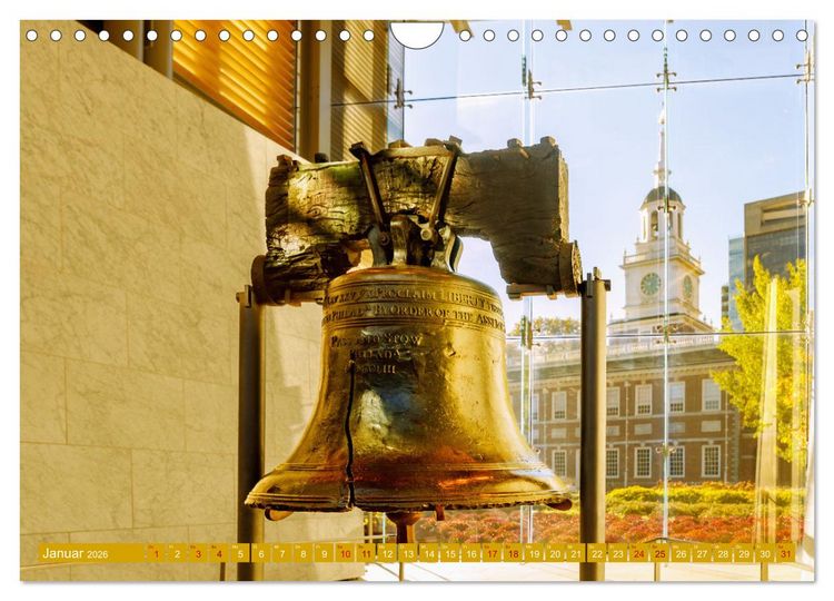 Produktbild: Pennsylvania. Die Wiege der USA zwischen Tradition und Moderne (Wandkalender 2026 DIN A4 quer), CALVENDO Monatskalender