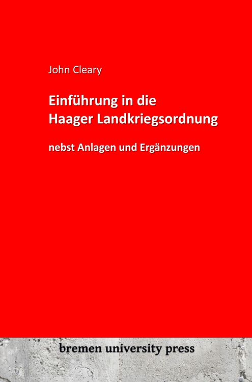 Produktbild: Einf&uuml;hrung in die Haager Landkriegsordnung