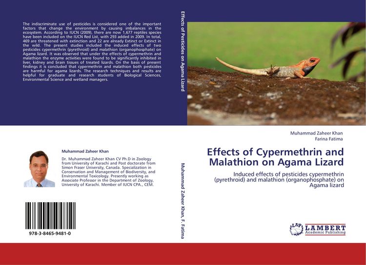 Produktbild: Effects of Cypermethrin and Malathion on Agama Lizard