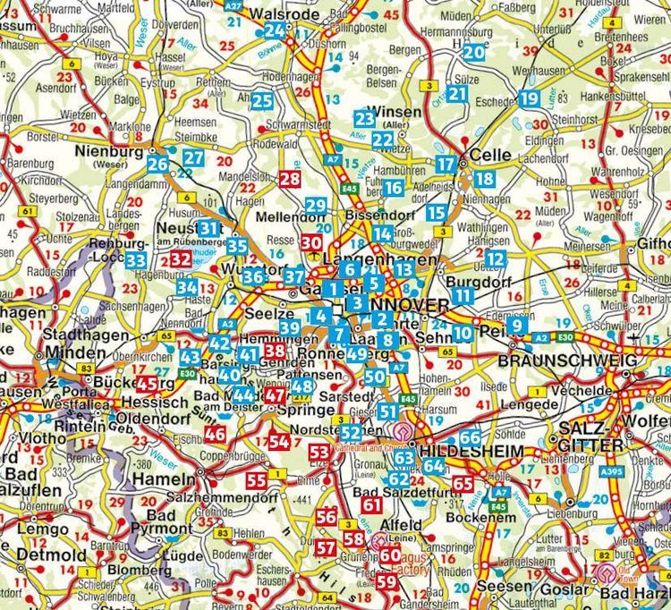Produktbild: ROTHER Wanderf&uuml;hrer Rund um Hannover