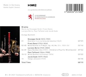 Produktbild: Drama-Werke arr.f&uuml;r Bl&auml;ser-Quintett
